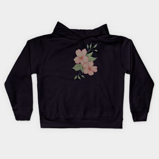 Flower Drawing Kids Hoodie